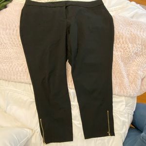 NY&C Black Straight Leg Trouser